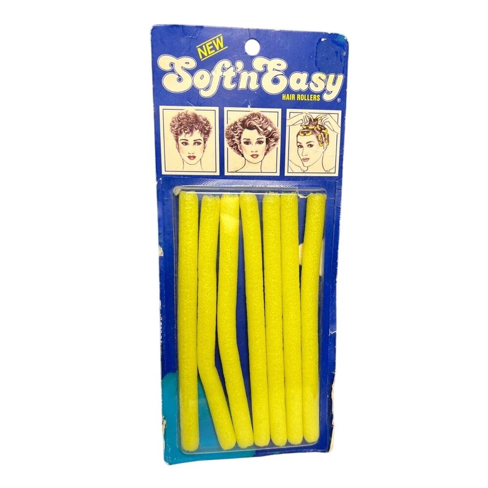 Vintage Soft'n Easy Foam Twist Hair Curlers Rollers NIP!